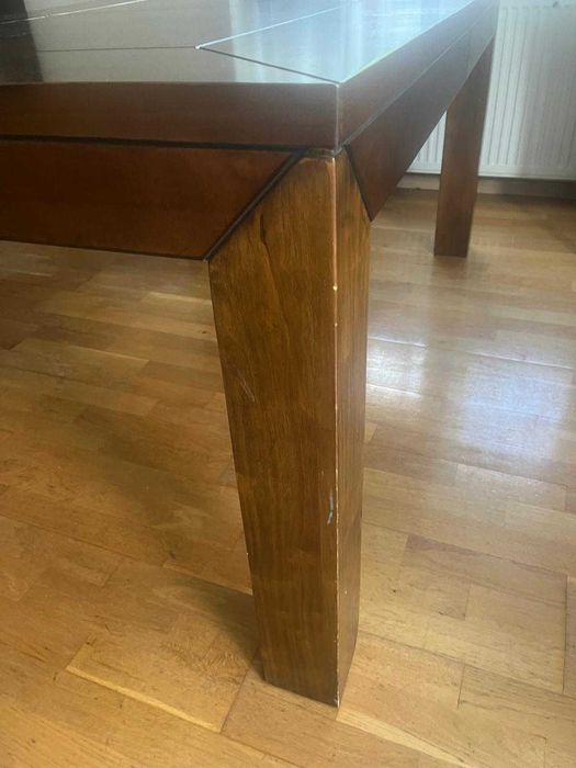 Stół jadalny rozsuwany z krzesłami 8 szt.