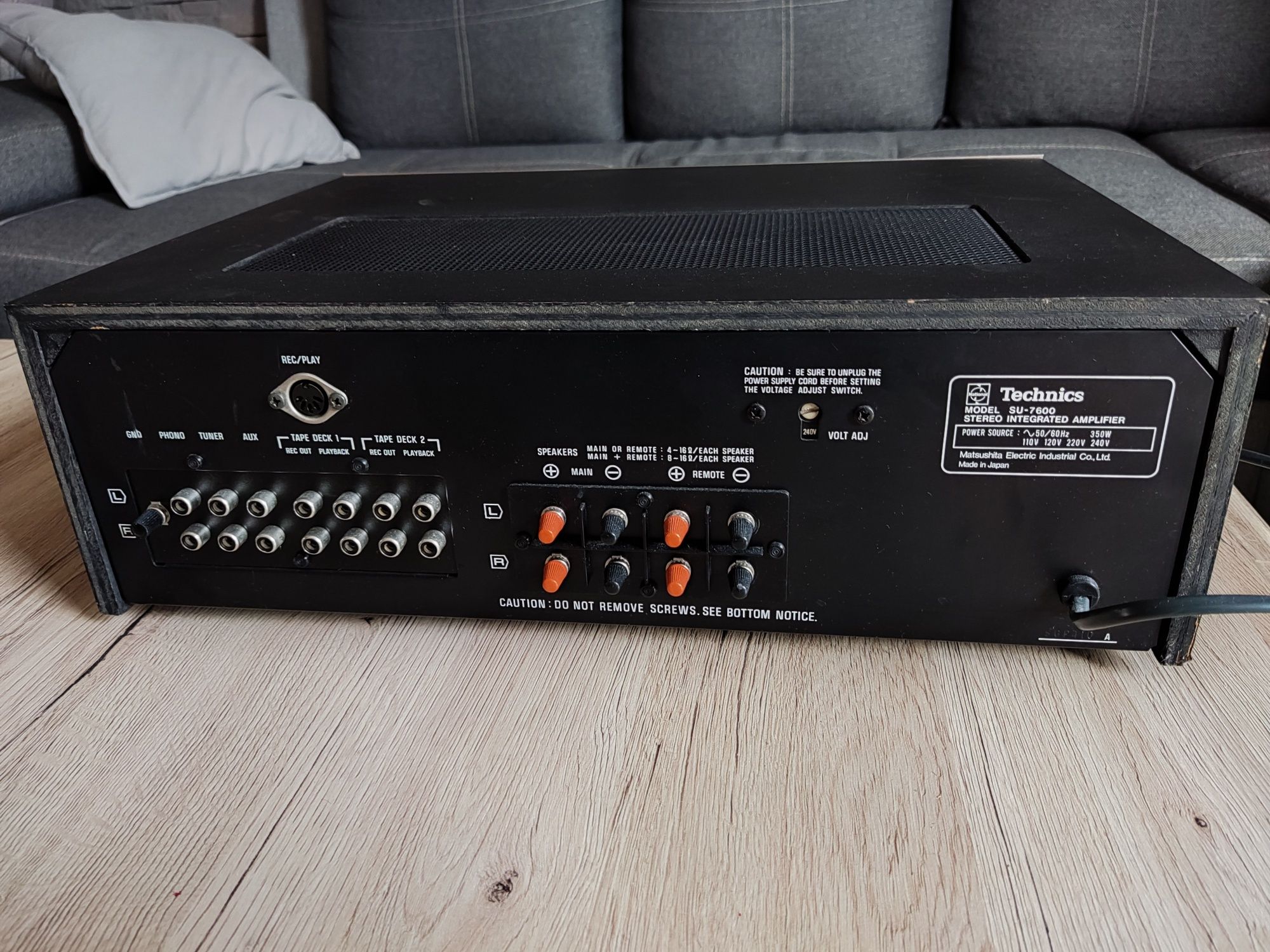 Wzmacniacz stereo Technics SU-7600, oryginalny stan