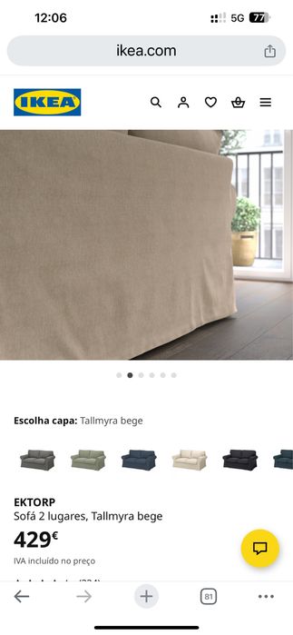 Sofa 3 lugares ikea