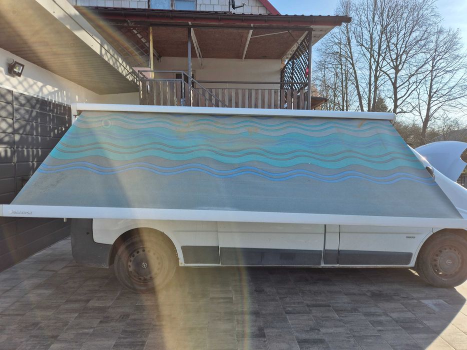 Markiza kasetowa na korbkę