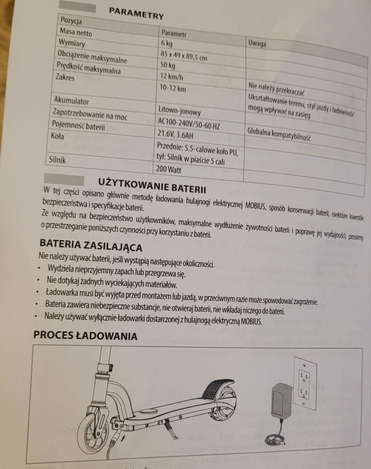 Hulajnoga elektryczna dziecięca