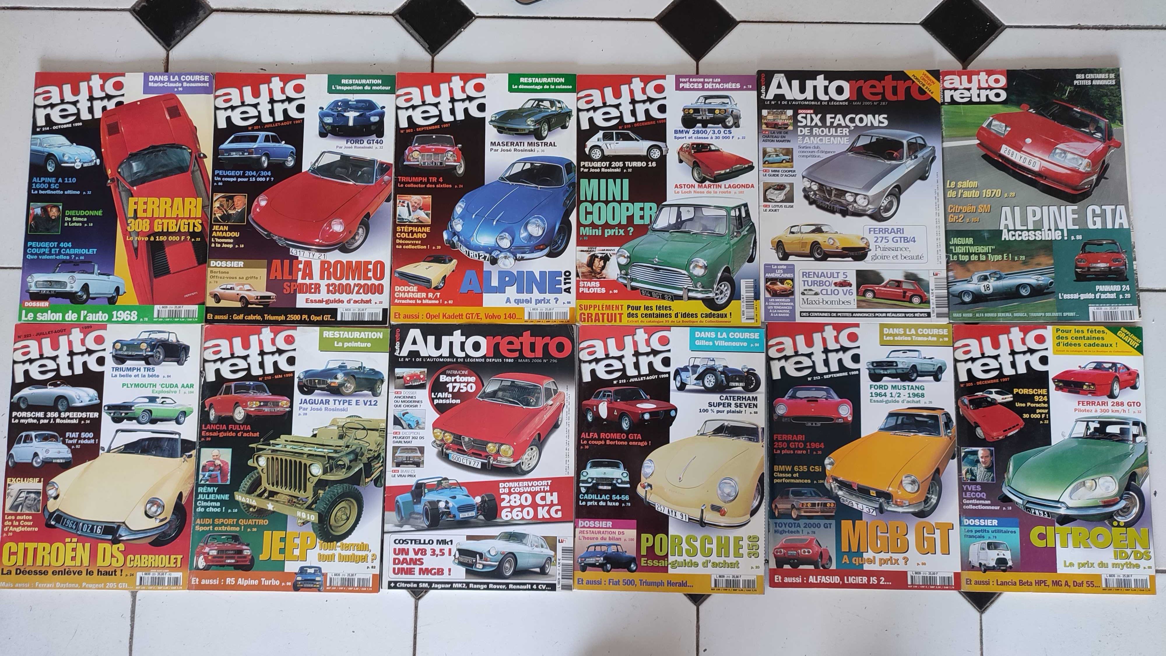 Lote 30 Revistas Automóveis Auto Retro