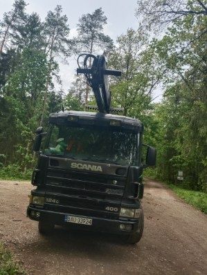 Scania 6x4 do drewna drzewa lasu dłużycy