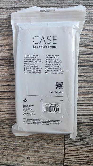 Etui na smartfona zamykane Forcell Luna na Xiaomi Redmi Note 10 Pro re