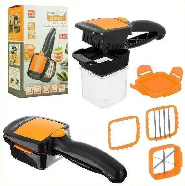 Овощерезка с контейнером 5 в 1 Nicer Dicer Quick