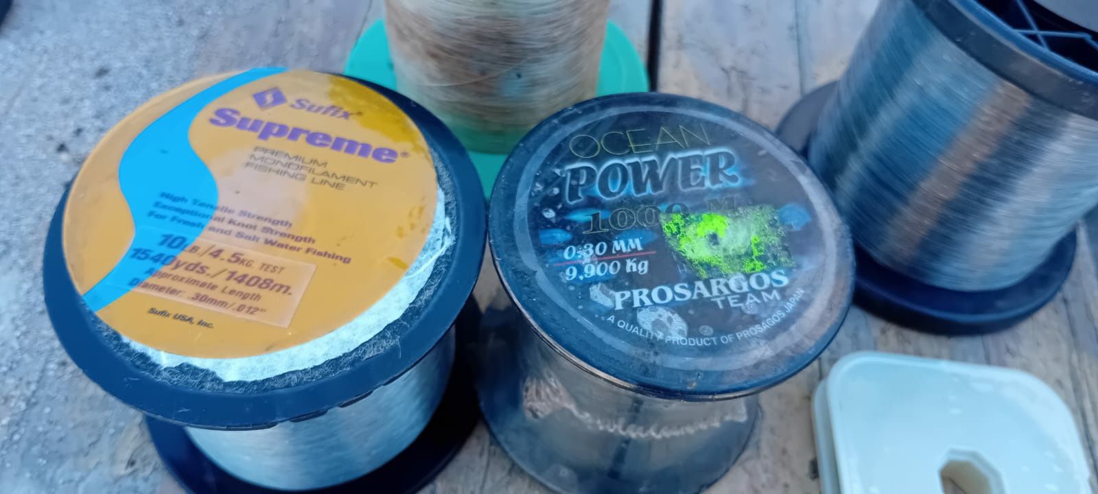 Conjunto fio de pesca
