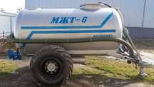 Бочка МЖТ-5 (5м3) навозу вакумна з розкидачем