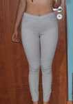 Spodnie jeansy zip z zamkami S M 36 38
