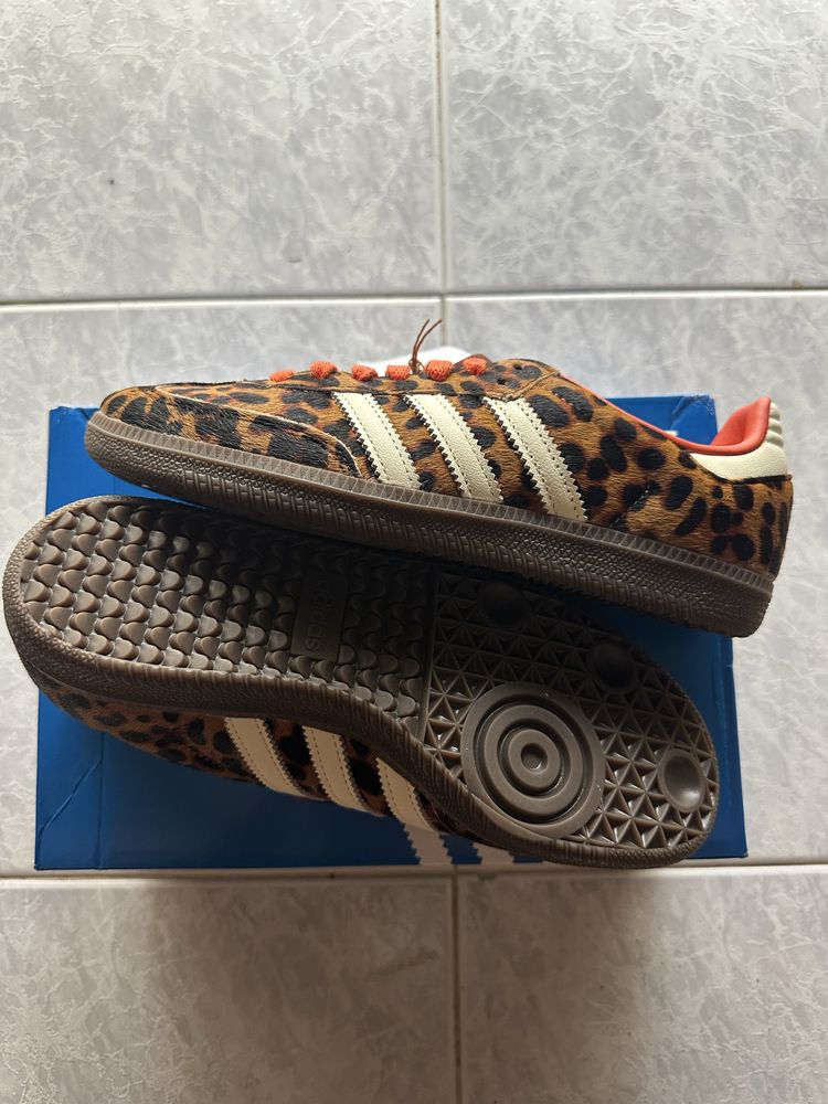 Adidas Samba Leopard Print