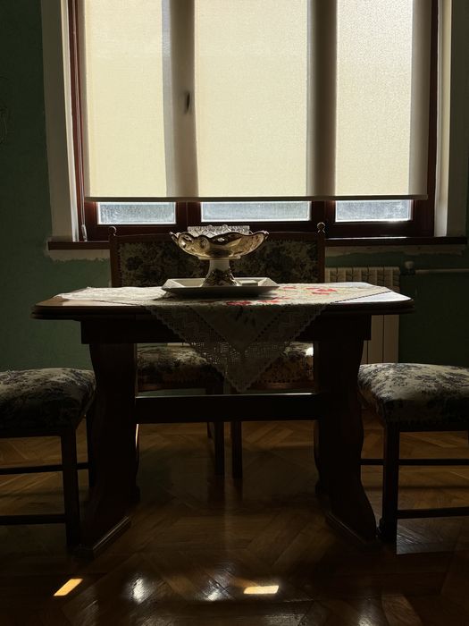 Дубовий стіл, сімейний стіл, кухонний стол розкладний