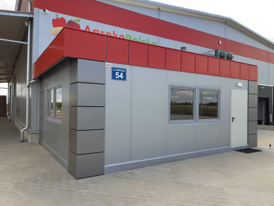 kontener ocieplany stróżówka pawilon budka biuro sterownia kabina