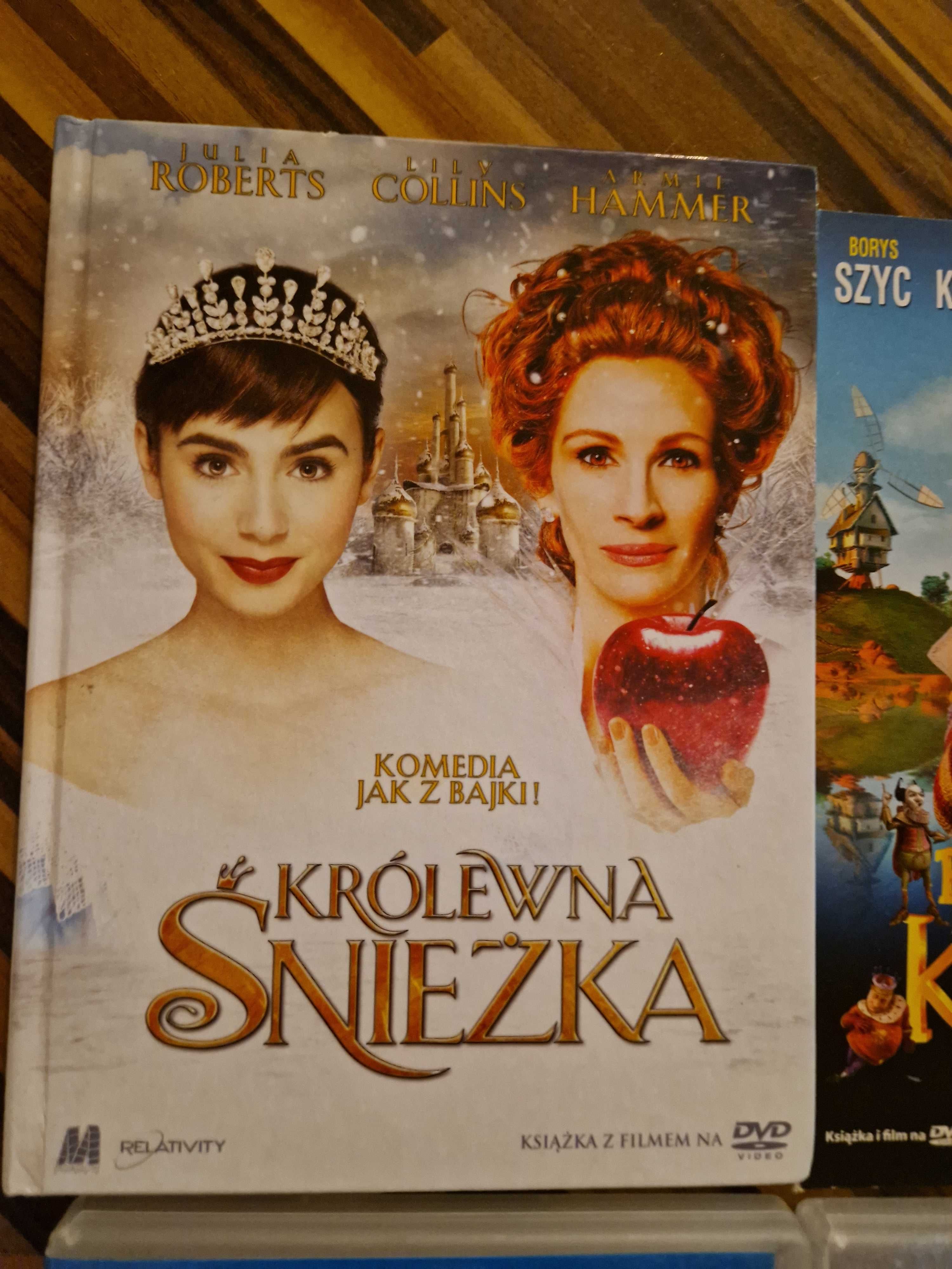 Filmy dla dzieci DVD 4 szt Królewna Śnieżka, Pippi Langstrumpf + 2