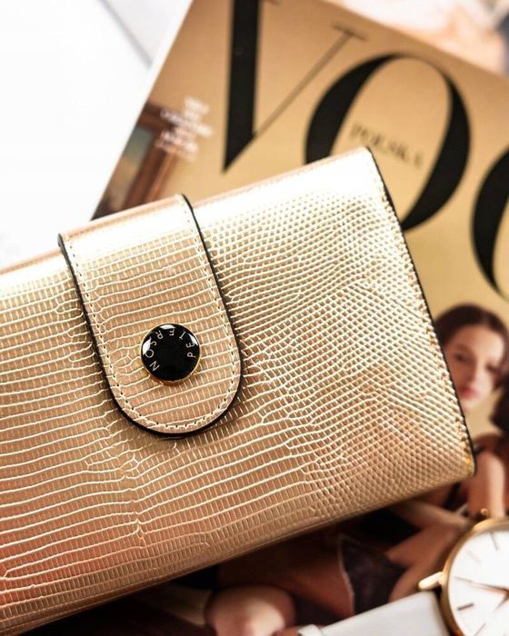 elegancki, skórzany portfel damski - peterson