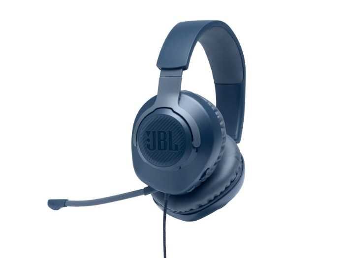 Навушники JBL Quantum 100 Black/White/Blue(новые,гарантия 12мес)