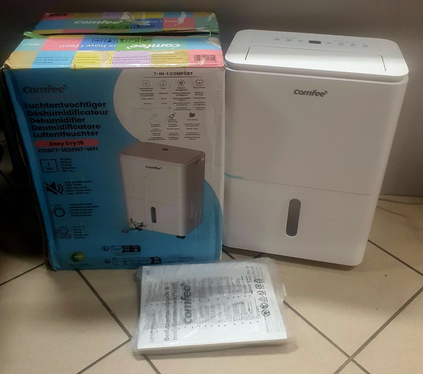 Osuszacz powietrza comfee 7-in-1 COMFORT Easy Dry 16