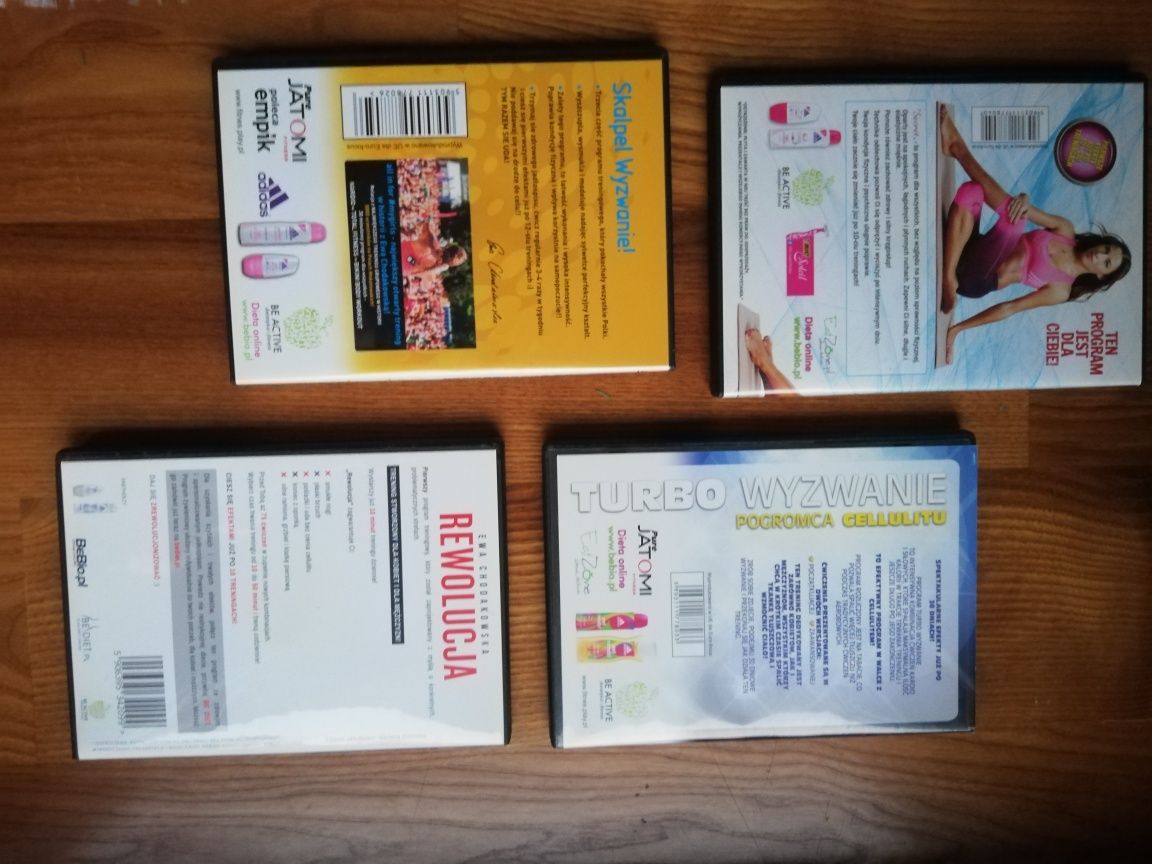 Płyty dvd fitness Ewa Chodakowska x 4 szt.