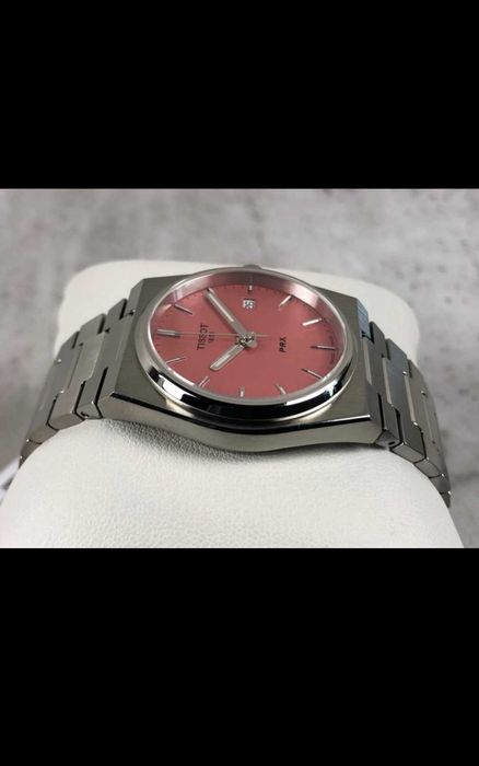 Tissot PRX 35mm łososiowy/różowy Nowy na gwarancji