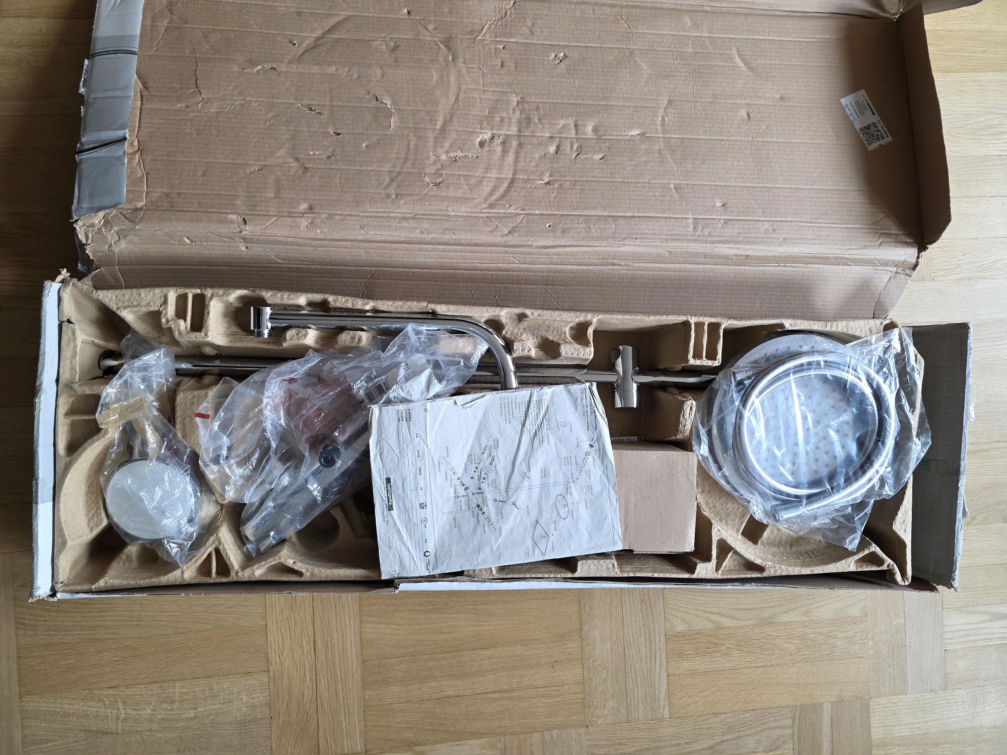 HANSGROHE CROMETTA S240 Kolumna Termostatyczna bateria prysznicowa