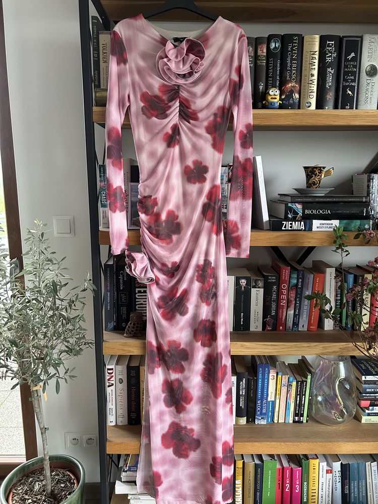 Lumina sukienka maxi w róże magda butrym S/M nowa
