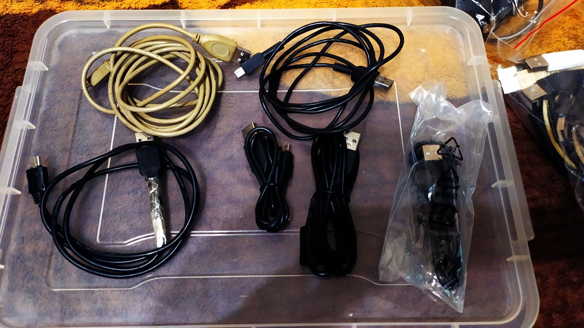 Провода USB различной конфигурации