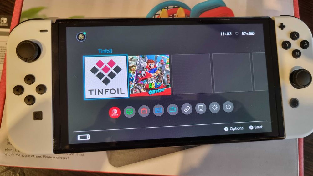 Nintendo OLED - CFW Atmosphere Hekate - zestaw dla gracza