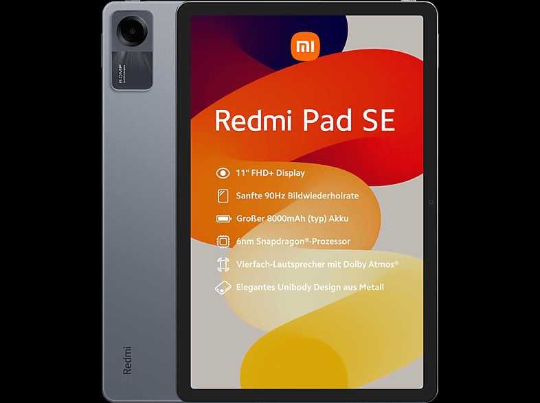 Планшет Xiaomi Redmi Pad SE 6/128GB Graphite Gray