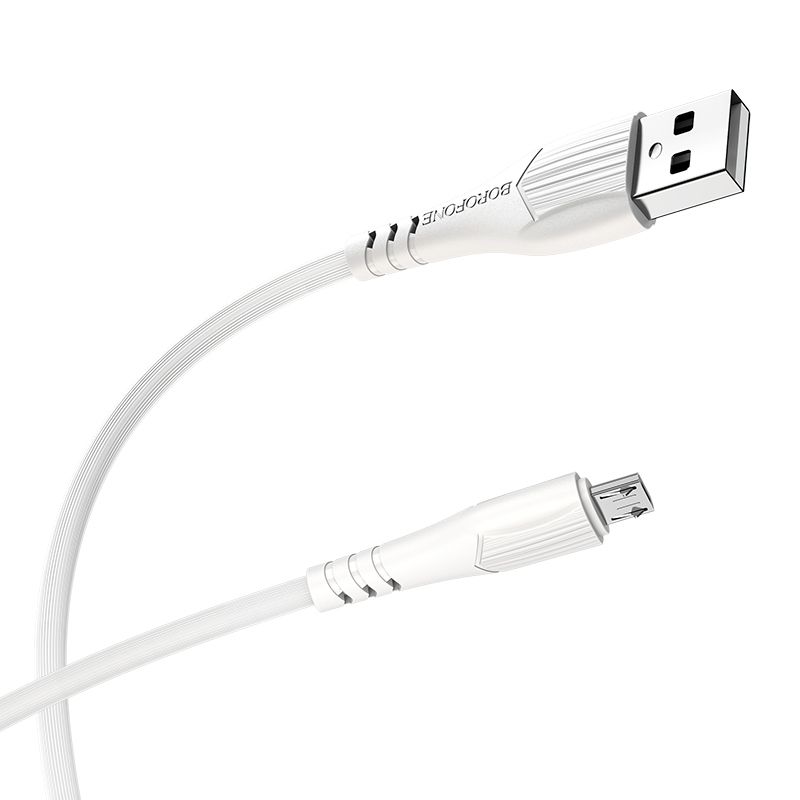 Borofone Kabel Bx37 Wieldy - Usb Na Micro Usb - 1 Metr Biały