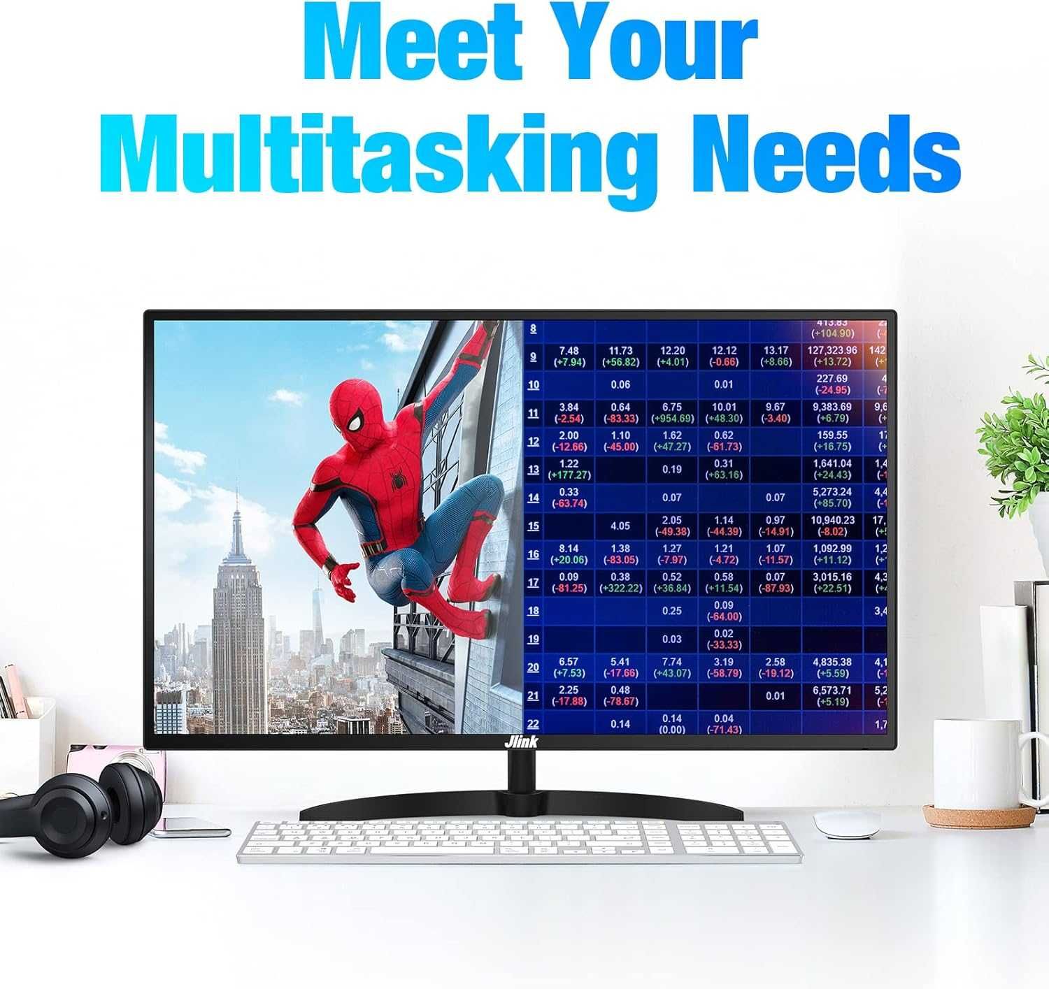 Monitor komputerowy JLINK B32FP1K-38B 32' HDMI USB 60HZ FULL HD GAMING