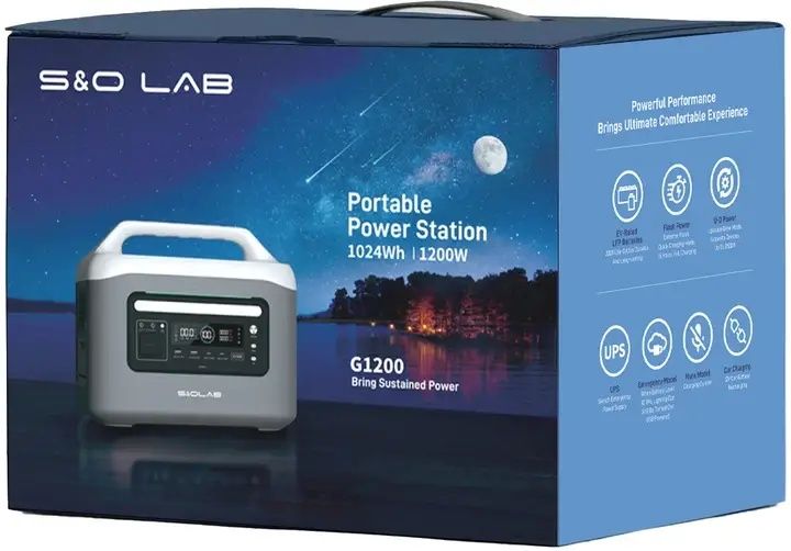 Зарядна станція S&O LAB BYD G1200 1581W з UPS та додатком