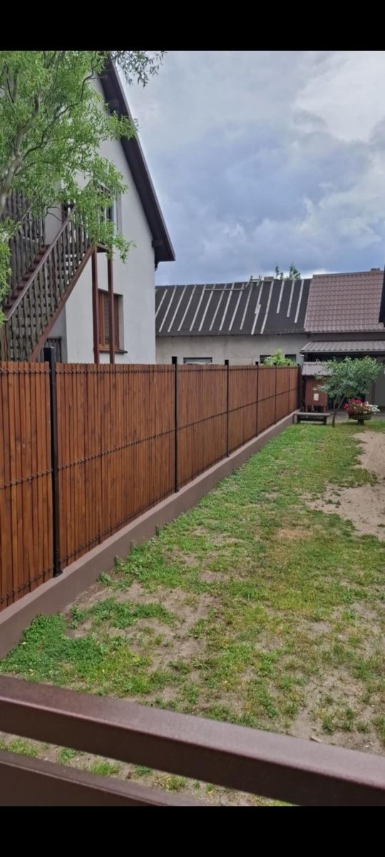 Przesłony , lamele do ogrodzeń