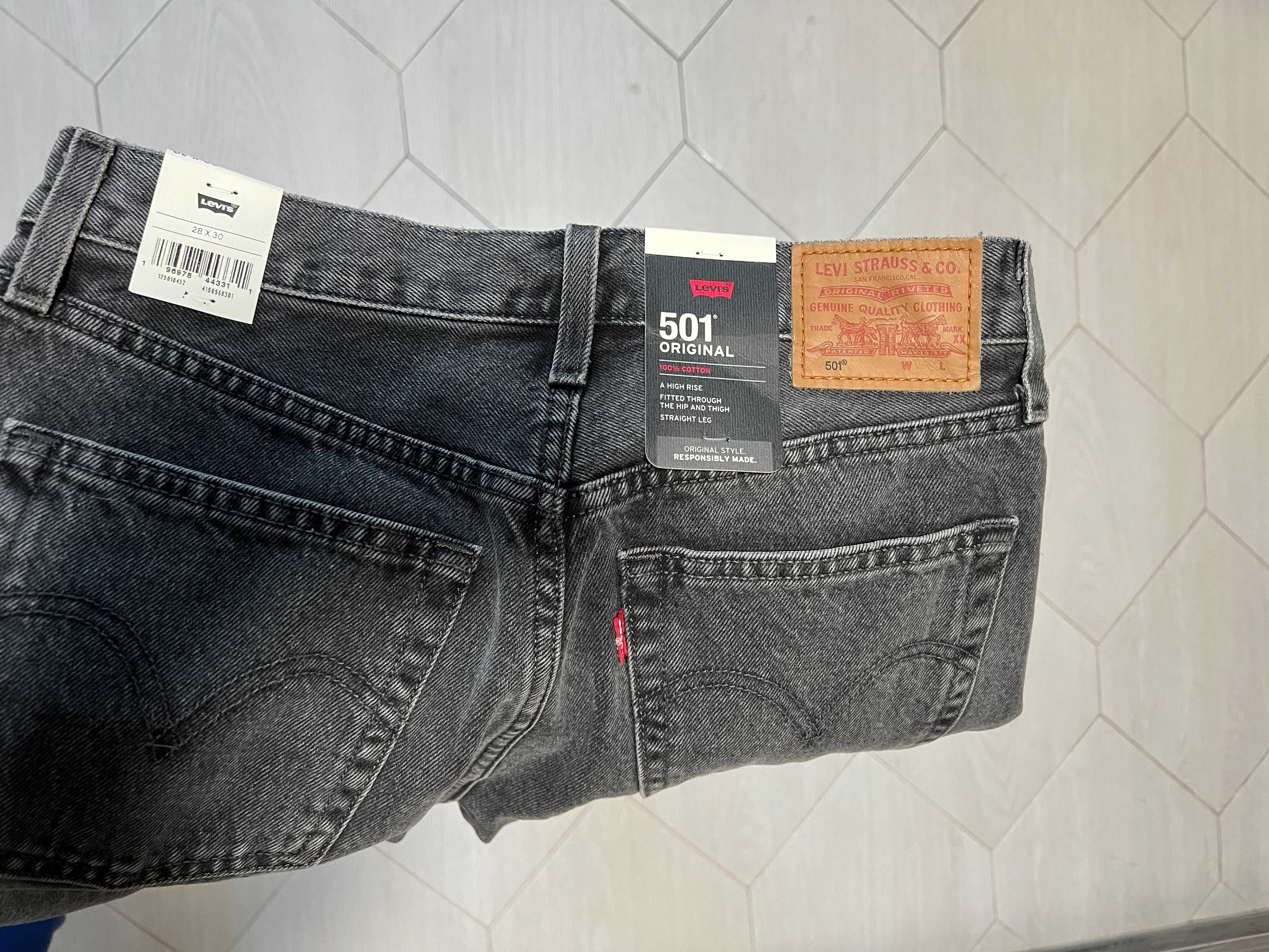 Levis 501® original fit - жіночі джинси 28 x 30