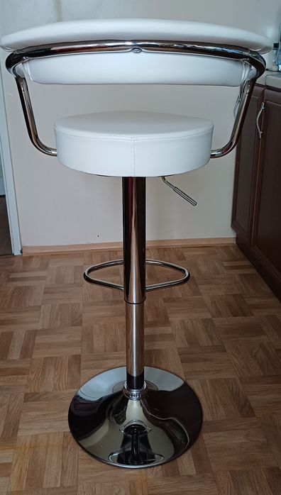 Hoker - krzesło barowe białe (2sztuki)