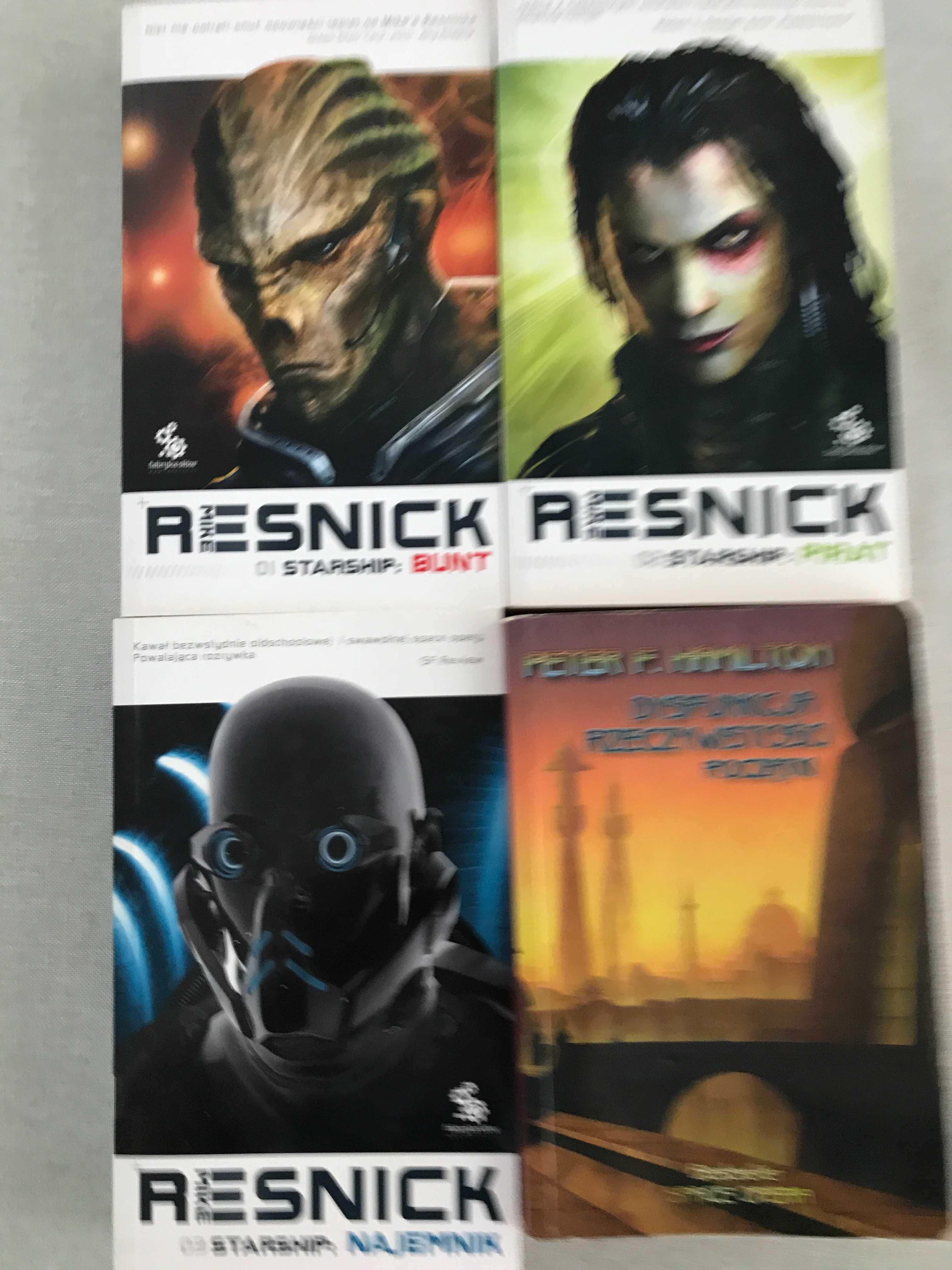 Mike Resnick Starship tomy I-III i Peter F. Hamilton Początki tom. 1