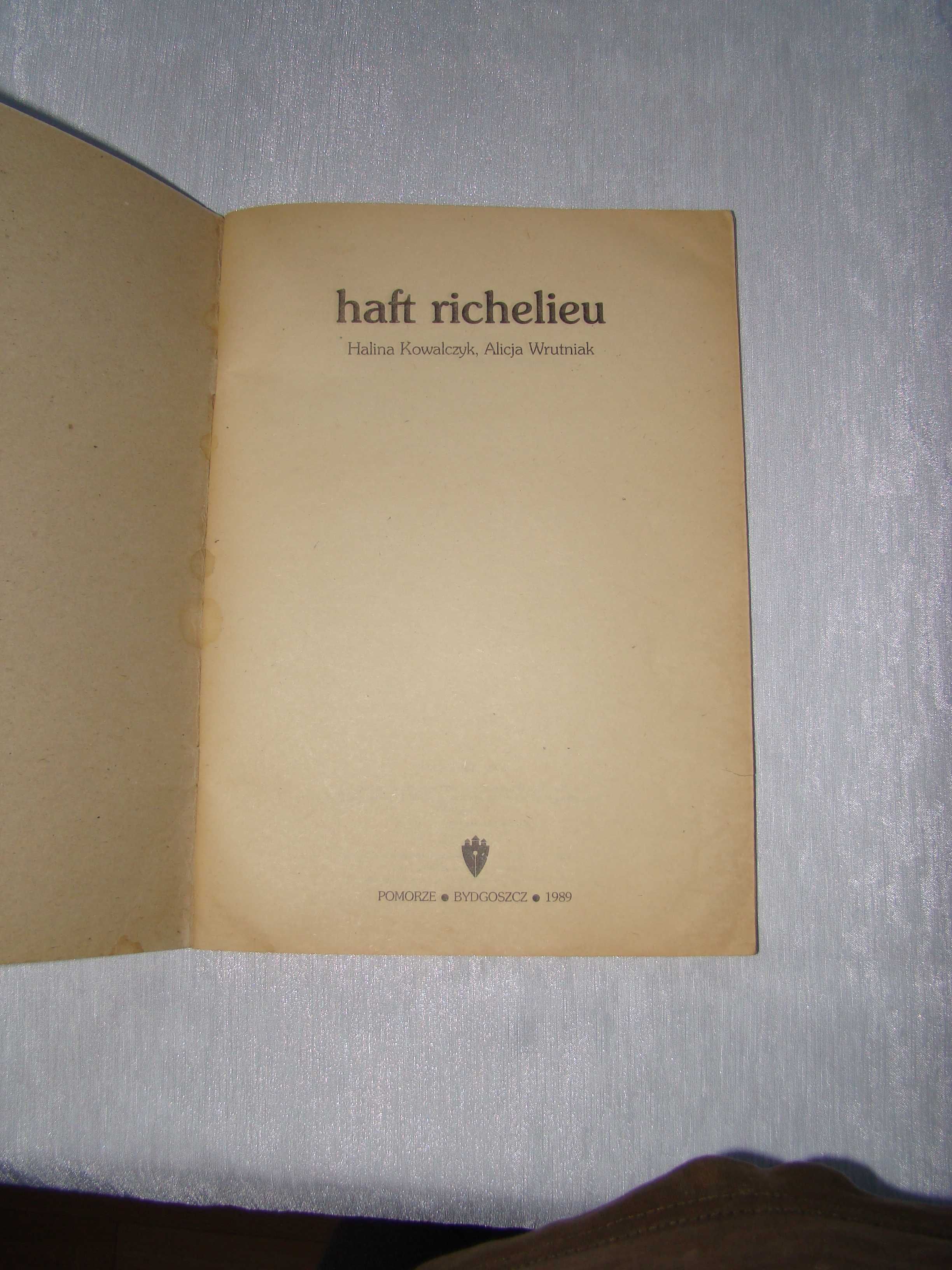 Haft richelieu wzory