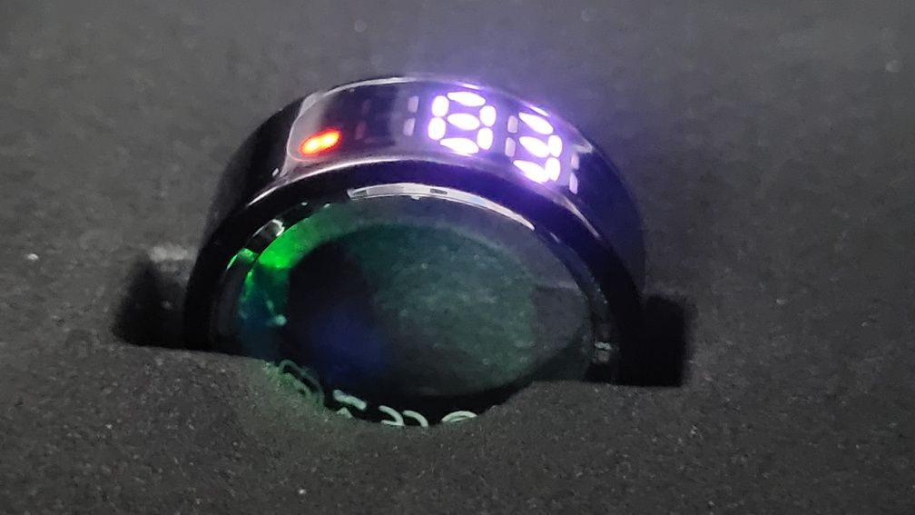 Smart ring inteligentny pierścień z wyświetlaczem  rozmiar #8