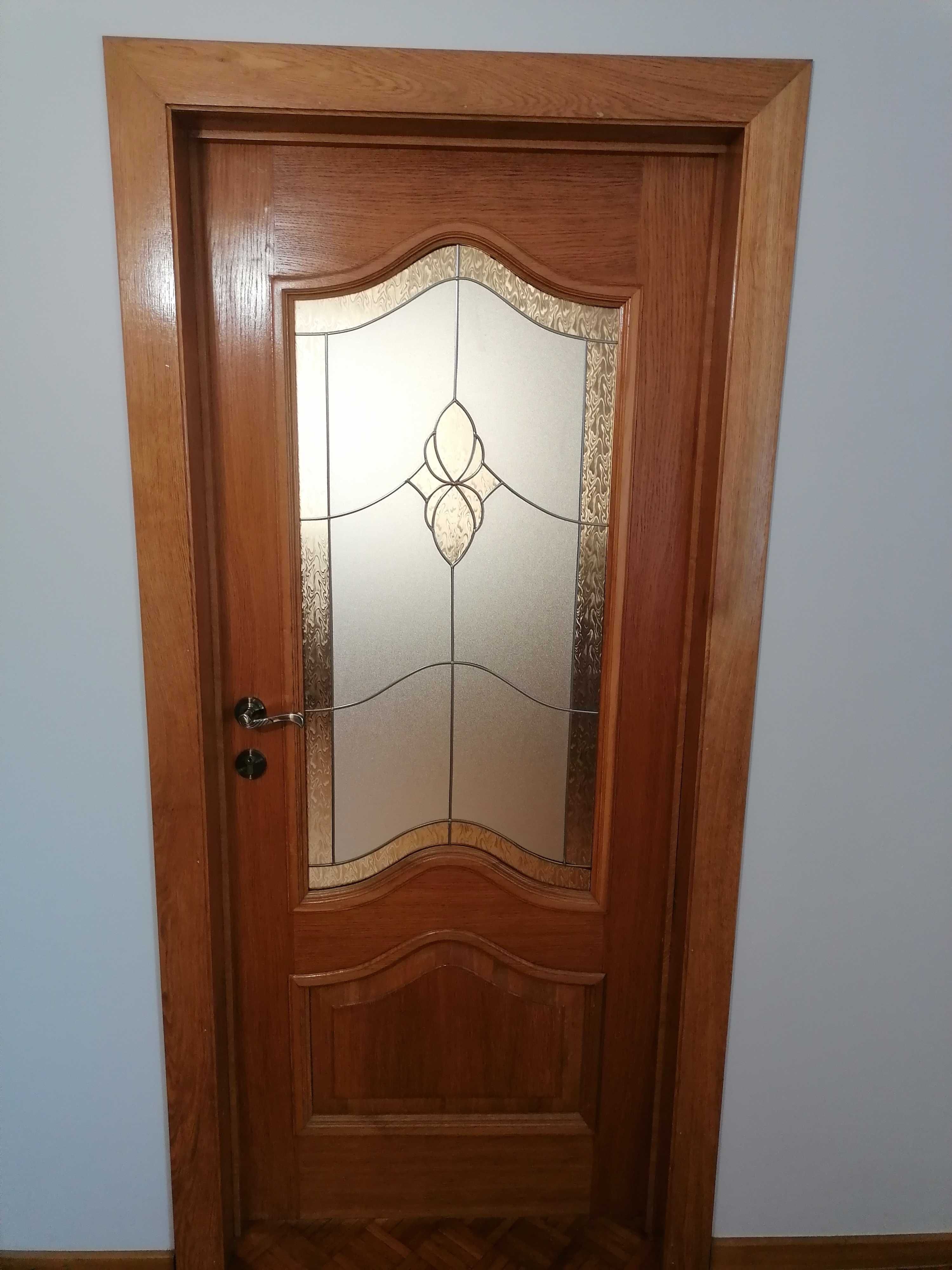 Drzwi wewnętrzne dębowe