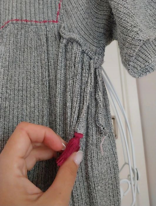 Vestido menina | malha | cinzento | Zara | Tamanho 9/10 anos