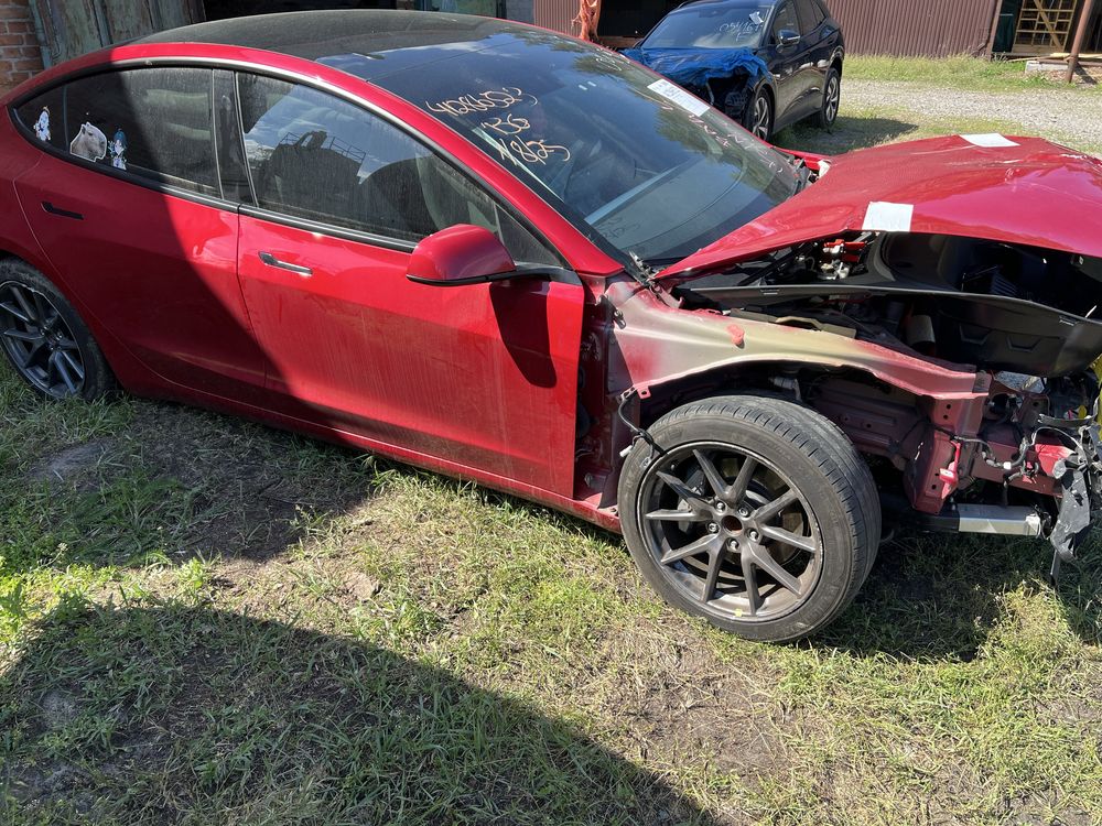 Разборка Tesla Model 3 2021 цвет PPMR