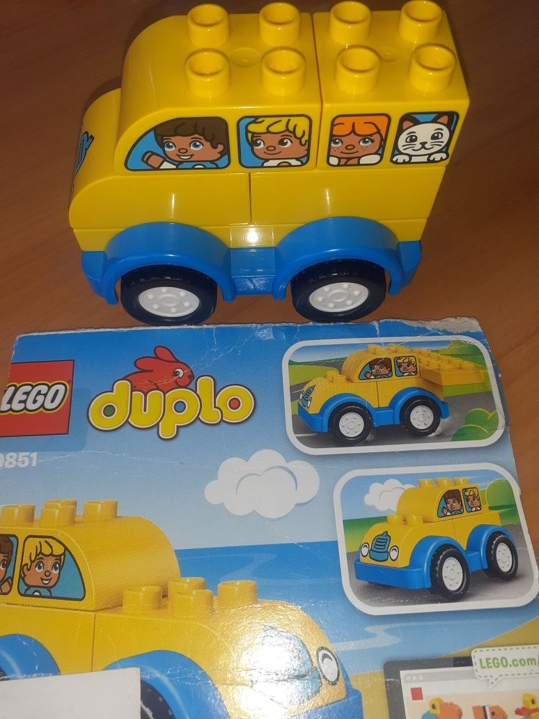 Lego duplo 10851 машина  без коробки