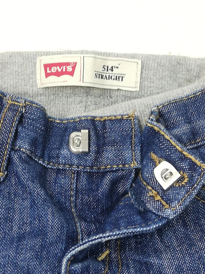 Dżinsy spodnie dziecięce LEVI'S 514 Straight r.18M 80-85 cm