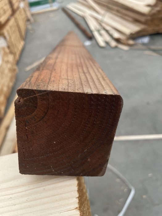 Belka strugana sosnowa impregnowana 68x68