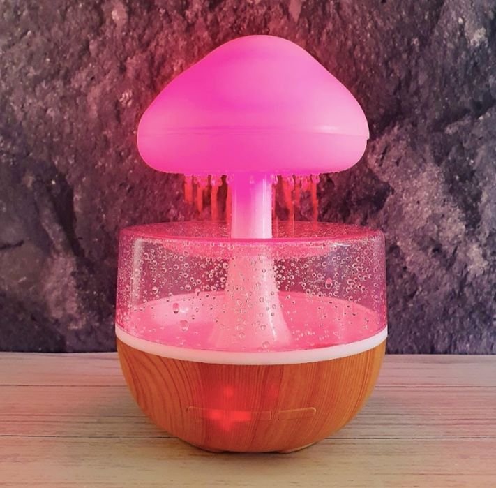 Увлажнитель воздуха, подсветкой, Rainy Mushroom, аромадифузор, ночник