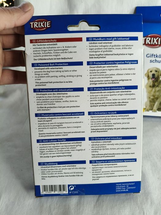 Kaganiec Trixie  ochronny dla psów przeciw jedzeniu śmieci 25