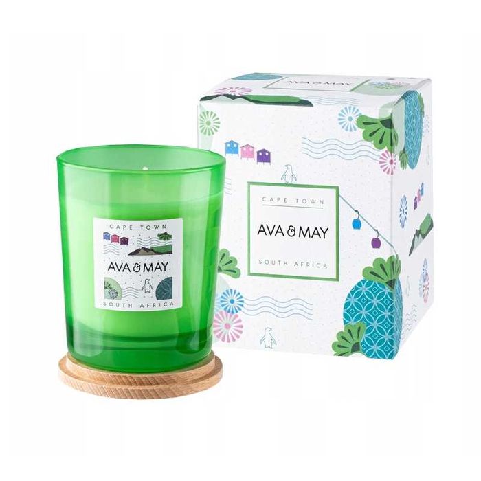 Świeca zapachowa 180g Ava & May - CAPE TOWN