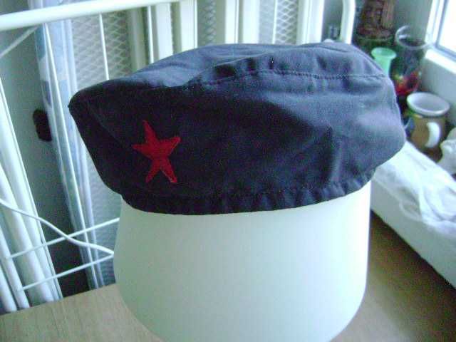 Starocie z PRL - Moda = Beret kubański rozmiar 56-57 cm TANIO