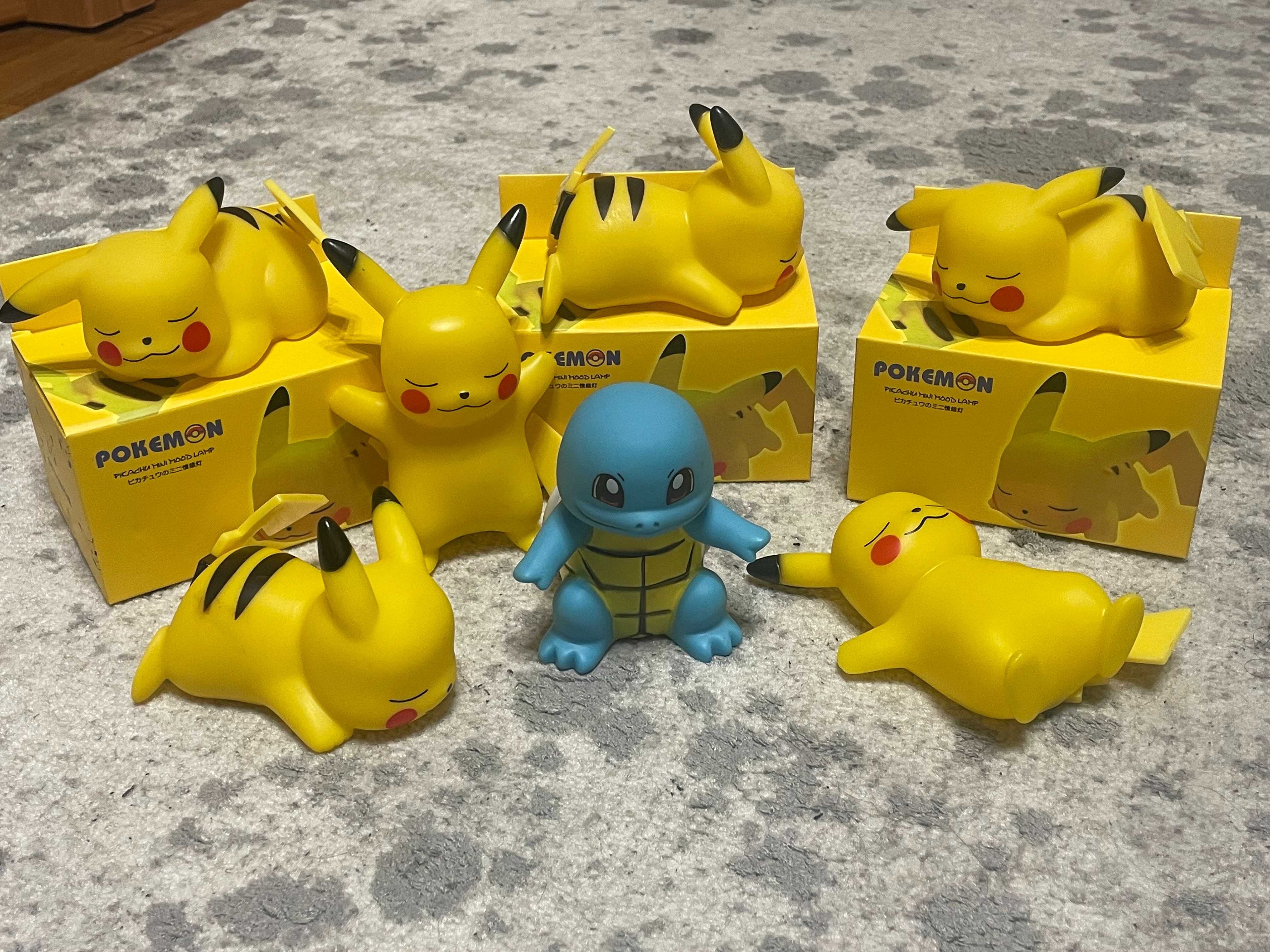 Нічник - Pokemon - Пікачу Pikachu - Сквіртл Squirtle - Ночник