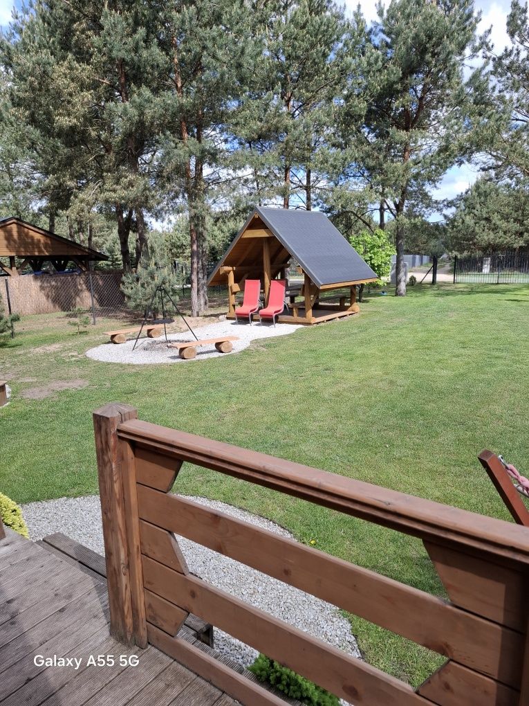 Domek Drewniany Całoroczny, Noclegi dla firm,Jacuzzi,Basen,Ognisko