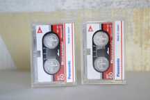 komplet 2szt mikrokaseta micro cassette Panasonic MC-60 do dyktafon