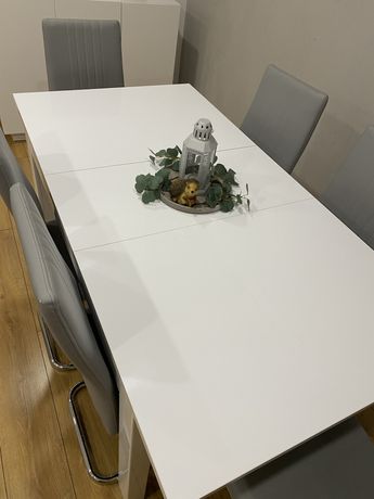 Meble do salonu białe połysk