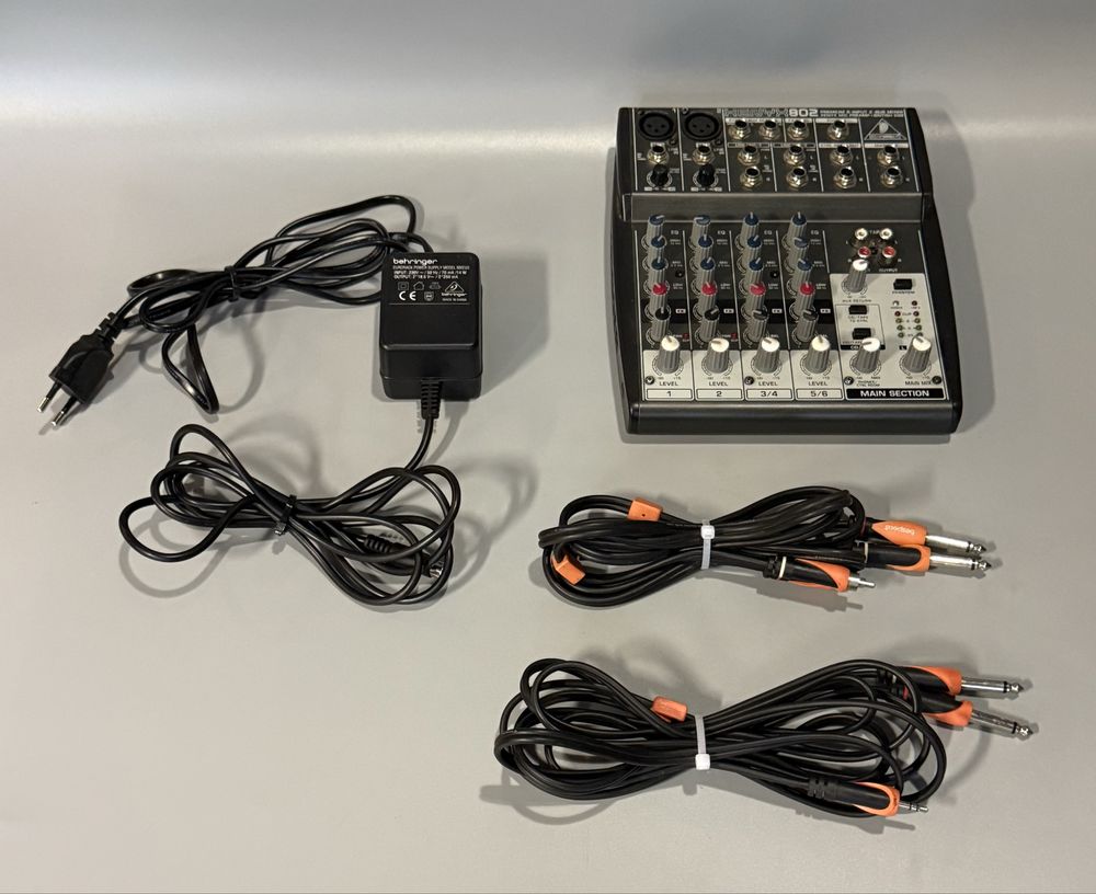 Mixer BEHRINGER PRO XENYX 802 zadbany komplet, Polecam
